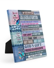 PRECIOUS GRANDDAUGHTER - GIFT FOR GRANDDAUGHTER Easel-Back Gallery Wrapped Canvas tile