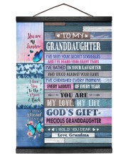 PRECIOUS GRANDDAUGHTER - GIFT FOR GRANDDAUGHTER Hanging Canvas tile