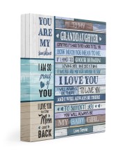 YOU MEAN TO ME - GREAT GIFT FOR GRANDDAUGHTER 11x14 Gallery Wrapped Canvas Prints front