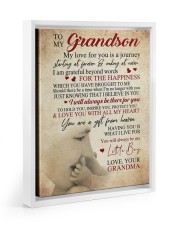 LITTLE BOY - AMAZING GIFT FOR GRANDSON Floating Framed Canvas Prints White tile