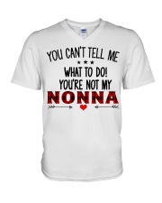 YOU CAN'T TELL ME - SPECIAL GIFT FOR GRANDCHILD V-Neck T-Shirt tile