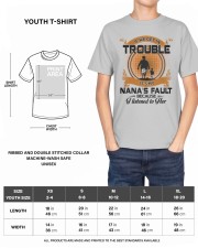 IF WE GET IN TROUBLE - LOVELY GIFT FOR GRANDSON Youth T-Shirt custom-t-shirts-youth-lifestyle-front-04