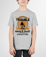IF WE GET IN TROUBLE - LOVELY GIFT FOR GRANDSON Youth T-Shirt garment-youth-tshirt-front-01