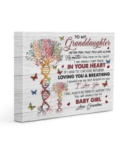 I Love You - Amazing Gift For Granddaughter 14x11 Gallery Wrapped Canvas Prints front