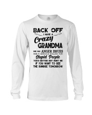BACK OFF - LOVELY GIFT FOR GRANDCHILDREN Long Sleeve Tee tile