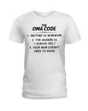 THE OMA CODE - BEDTIME IS WHENEVER Ladies T-Shirt tile