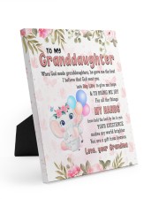 YOU ARE A GIFT FROM HEAVEN - BEST GIFT FOR GRANDDAUGHTER Easel-Back Gallery Wrapped Canvas tile
