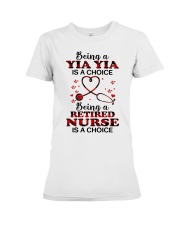 IS A CHOICE - PERFECT GIFT FOR NURSE Premium Fit Ladies Tee tile