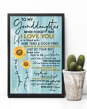 MY SUNSHINE - SPECIAL GIFT FOR GRANDDAUGHTER 11x17 Poster lifestyle-poster-8