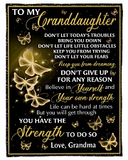 BELIEVE IN YOURSELF - GRANDMA TO GRANDDAUGHTER Small Fleece Blanket - 30" x 40" front