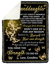 BELIEVE IN YOURSELF - GRANDMA TO GRANDDAUGHTER Sherpa Fleece Blanket tile