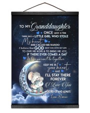 I LOVE YOU -TO GRANDDAUGHTER FROM NANOO Hanging Canvas tile