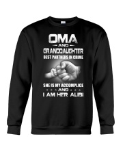OMA AND GRANDDAUGHTER - BEST PARTNERS IN CRIME Crewneck Sweatshirt tile