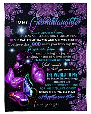 THE WORLD TO ME -GRANDDAUGHTER GIFT WITH BUTTERFLY Small Fleece Blanket - 30" x 40" front