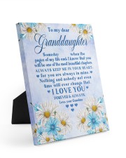 KEEP ME IN YOUR HEART - BEST GIFT FOR GRANDDAUGHTER Easel-Back Gallery Wrapped Canvas tile