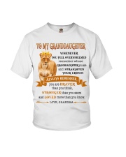 STRAIGHTEN YOUR CROWN - GIFT FOR GRANDDAUGHTER Youth T-Shirt tile