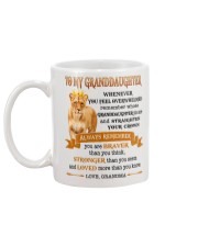 STRAIGHTEN YOUR CROWN - GIFT FOR GRANDDAUGHTER Mug back