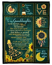 ALWAYS RIGHT THERE - TO GRANDDAUGHTER FROM GRANDMA Small Fleece Blanket - 30" x 40" front