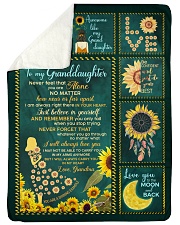 ALWAYS RIGHT THERE - TO GRANDDAUGHTER FROM GRANDMA Sherpa Fleece Blanket tile