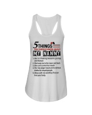5 THINGS ABOUT MY NANNY - BEST GIFT FOR GRANDKIDS Ladies Flowy Tank tile
