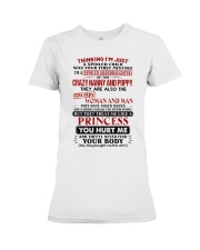 TREAT ME LIKE A PRINCESS - GIFT FOR GRANDDAUGHTER Premium Fit Ladies Tee tile