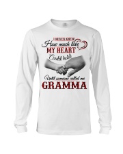 MY HEART - GIFT FOR GRAMMA Long Sleeve Tee tile