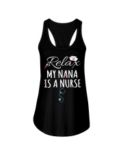 RELAX MY NANA IS A NURSE - BEST GIFT FOR GRANDKIDS Ladies Flowy Tank tile