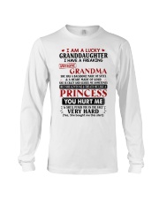 I AM A LUCKY GRANDDAUGHTER Long Sleeve Tee tile