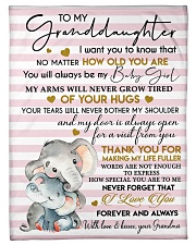 I LOVE YOU - BEST GIFT FOR GRANDDAUGHTER Fleece Blanket tile