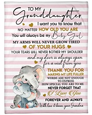 I LOVE YOU - BEST GIFT FOR GRANDDAUGHTER Large Fleece Blanket - 60" x 80" front