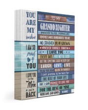 STRAIGHTEN YOUR CROWN - GIFT FOR GRANDDAUGHTER 11x14 Gallery Wrapped Canvas Prints front