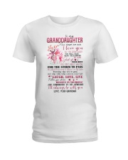 I LOVE YOU - BEST GIFT FOR GRANDDAUGHTER Ladies T-Shirt tile