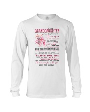 I LOVE YOU - BEST GIFT FOR GRANDDAUGHTER Long Sleeve Tee tile