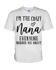 I'M THE CRAZY NANA - PERFECT GIFT FOR NANA V-Neck T-Shirt tile