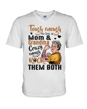 TOUGH ENOUGH - PERFECT GIFT FOR GRANDMA V-Neck T-Shirt tile