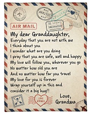 IT A BIG HUG - BEST GIFT FOR GRANDDAUGHTER Small Fleece Blanket - 30" x 40" front
