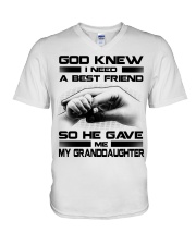 LOVELY GIFT FOR GRANDPARENTS V-Neck T-Shirt tile