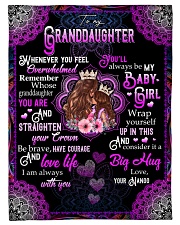 BIG HUG - TO GRANDDAUGHTER FROM NANOO Small Fleece Blanket - 30" x 40" front