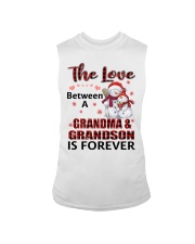 THE LOVE BETWEEN A GRANDMA AND GRANDSON IS FOREVER Sleeveless Tee tile