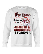 THE LOVE BETWEEN A GRANDMA AND GRANDSON IS FOREVER Crewneck Sweatshirt tile