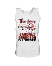 THE LOVE BETWEEN A GRANDMA AND GRANDSON IS FOREVER Unisex Tank tile