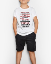 I'M JUST A SPOILED CHILD - BEST GIFT FOR GRANDSON Youth T-Shirt lifestyle-youth-tshirt-front-1