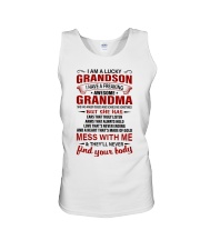 I AM A LUCKY GRANDSON Unisex Tank tile