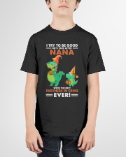 I Try To Be Good - Lovely Gift For Granddaughter Youth T-Shirt garment-youth-tshirt-front-01