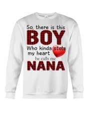 WHO KINDA STOLE MY HEART - NANA TO GRANDSON Crewneck Sweatshirt tile