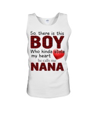 WHO KINDA STOLE MY HEART - NANA TO GRANDSON Unisex Tank tile