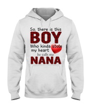 WHO KINDA STOLE MY HEART - NANA TO GRANDSON Hooded Sweatshirt tile