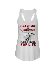 GRANDMA AND GRANDSON - BEST PARTNERS IN CRIME Ladies Flowy Tank tile