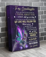 MY LOVE WILL FOLLOW YOU - LOVELY GIFT FOR GRANDDAUGHTER 11x14 Gallery Wrapped Canvas Prints aos-canvas-pgw-11x14-lifestyle-front-12