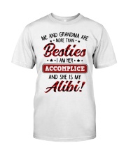 SHE IS MY ALIBI - GREAT GIFT FOR GRANDDAUGHTER Premium Fit Mens Tee tile